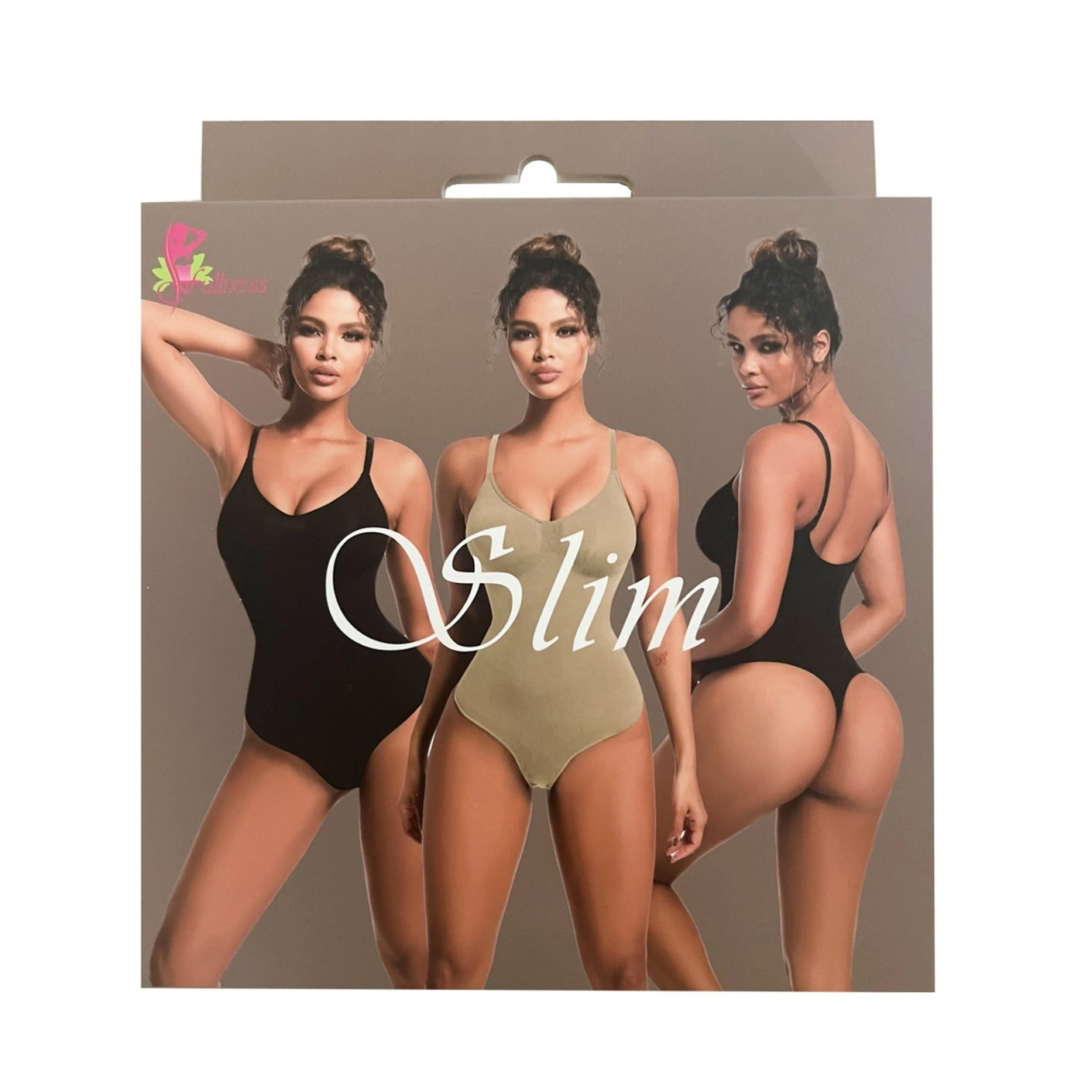 9253 Thong Bodysuit – seamless high-compression shapewear for abdomen, waist, and back